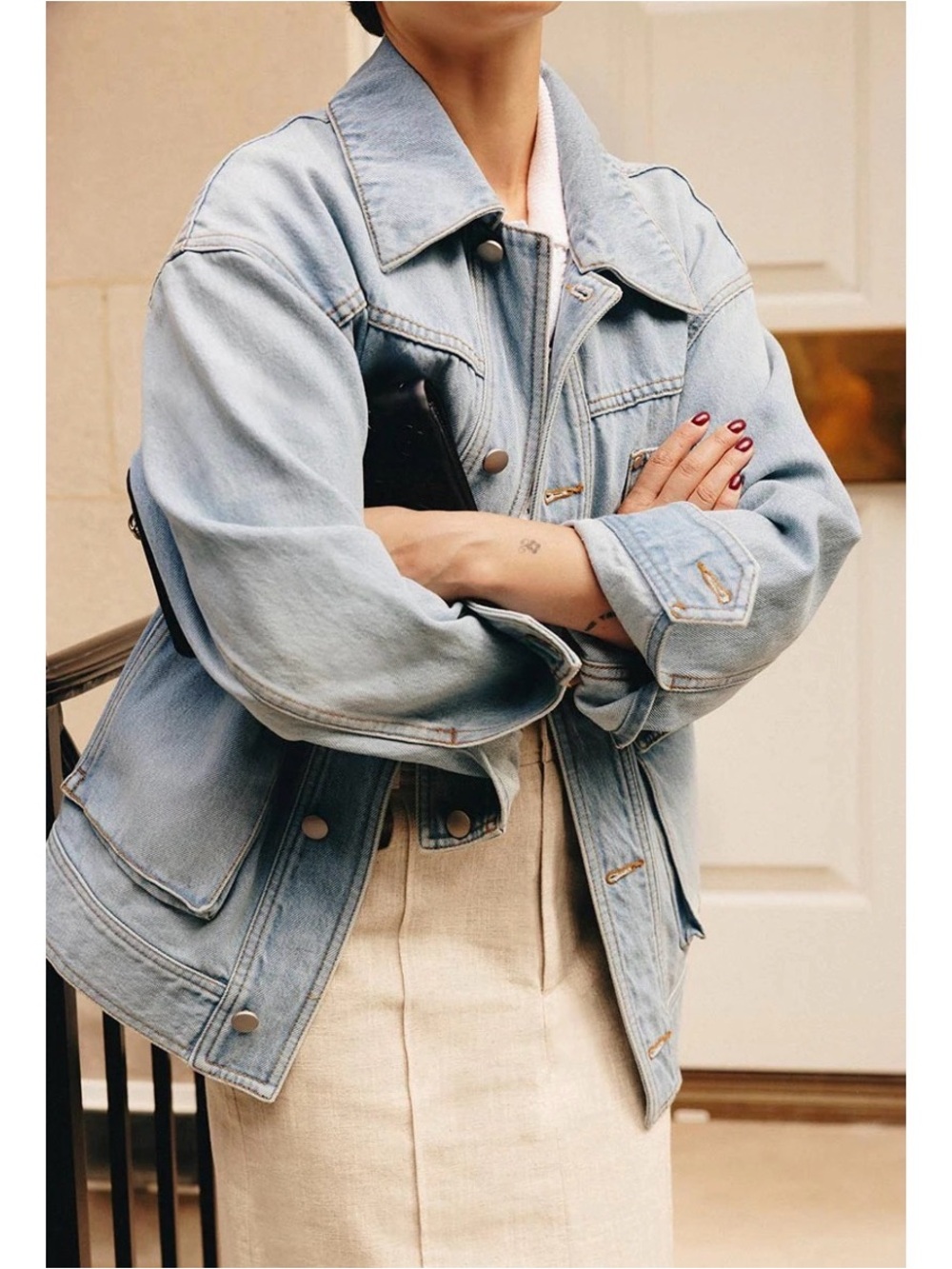 Petite Studio Moxie Denim Jacket XXS